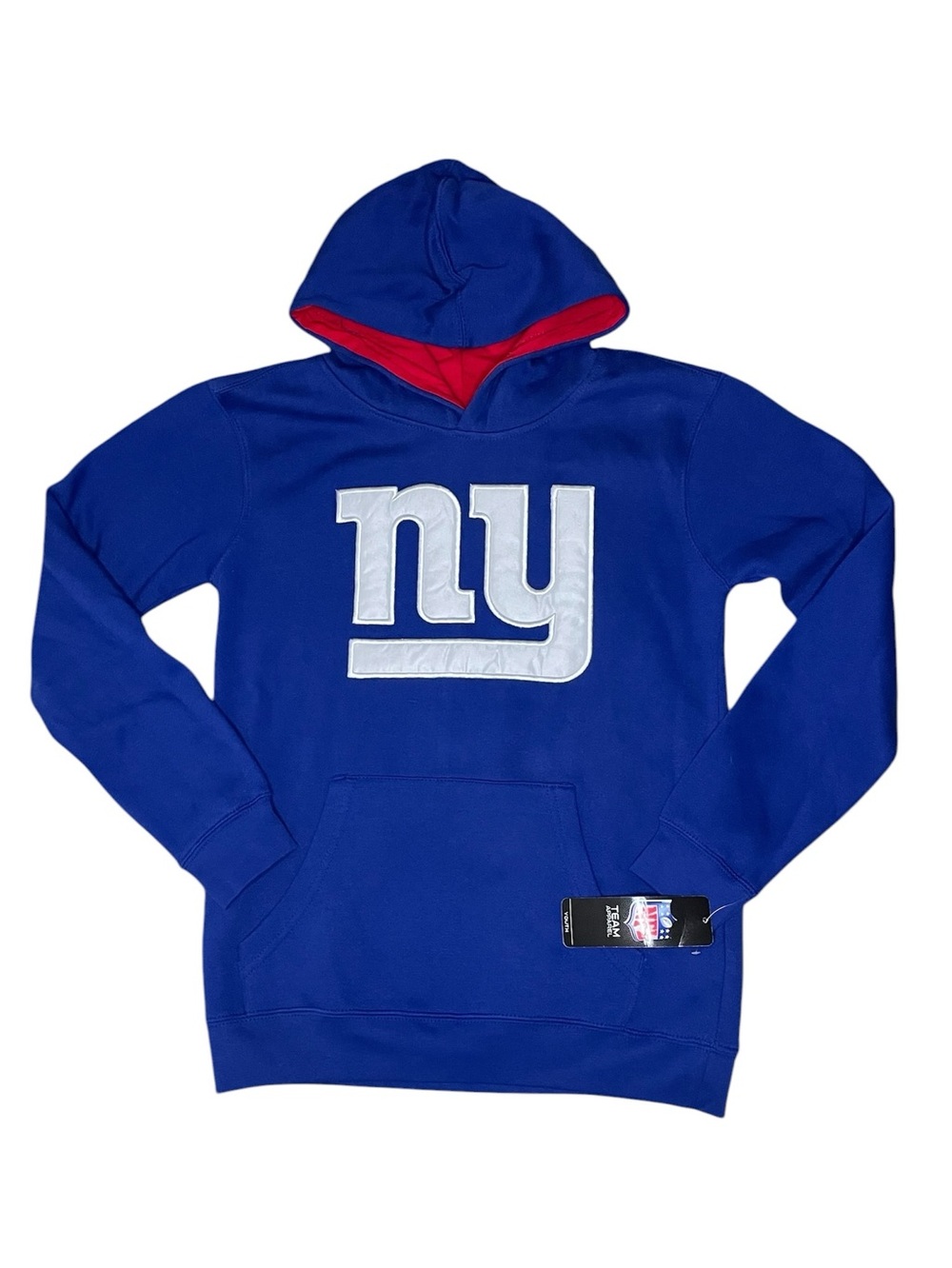 NWT NY Giants Blue Team Apparel Hoodie